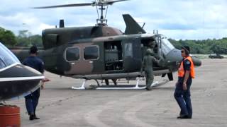 SAREX 2013 Bell212 Royal Thai Army Arrival  กองบิน 23 อุดรธานี [upl. by Slavic]