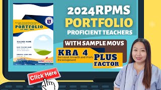 2024 RPMS PORTFOLIO  KRA 4 and PLUS Factor WITH SAMPLE MOVs [upl. by Acyssej637]