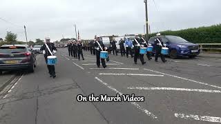 Flutes amp Drums Donaghadee  Millisle Somme Society parade 2022 [upl. by Adnof]