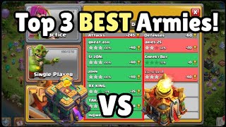 Top 3 BEST Th14 Legends League Armies Too SMASH MAX Th16s 🔥 Clash of Clans [upl. by Mensch392]