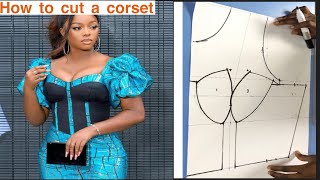 HOW TO SEW A CORSET FOR BEGINNERS beginners friendlycorset pattern diy basics Part1 [upl. by Nielsen]