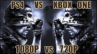 PS4 1080p vs XBOX ONE 720P  NextGen Power Struggle [upl. by Farly]