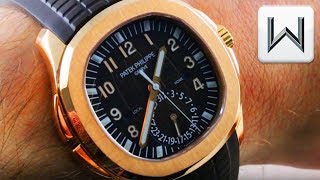 Patek Philippe Aquanaut Travel Time 5164 5167R001 Luxury Watch Review [upl. by Alanson]