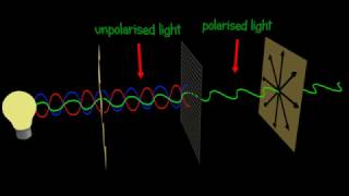 Polarization  Polarizer  Explained and animated 3d [upl. by Trix]