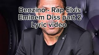 Benzino  Rap Elvis 2024  Eminem diss part 2  Lyric video [upl. by Sawtelle]