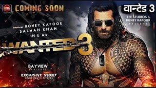 WANTED3  Salman Khan New Full Action Movie  Bollywood Full Blockbuster Superhit Full Hd Movie [upl. by Rafa]