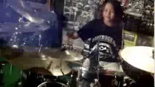 9 yo girl Kalonica NICX Solo Drum [upl. by Grayson]