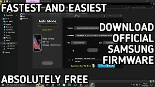 HOW TO USE LATEST FRIJA TO DOWNLOAD THE LATEST AVAILABLE SAMSUNG FIRMWARE FILES [upl. by Eudo]