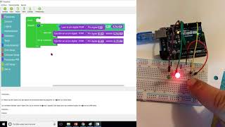 Pulsadores con Arduino y Visualino SIN CÓDIGO [upl. by Rehtae]