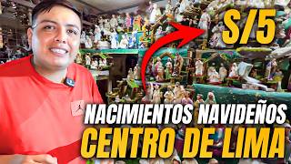 NACIMIENTOS NAVIDEÑOS en EL CENTRO de LIMA  Julito TV Oficial [upl. by Oriel]