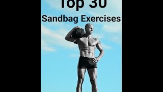 The Best Sandbag Exercises 30 Sandbag Exercises Part 1 [upl. by Ynohtnaluap137]