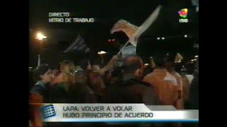 DiFilm  Protesta trabajadores de Lapa  Fabian Besteiro 2003 [upl. by Neelyaj558]