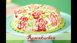 Rosenkuchen für Geburtstag  Kindergeburtstag [upl. by Areik]