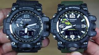 CASIO GSHOCK MUDMASTER GWG10001A1 VS MUDMASTER GWG10001A3 [upl. by Adnuahsar939]