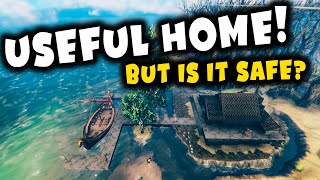 Useful Home  But is it Safe  Valheim [upl. by Llirret]