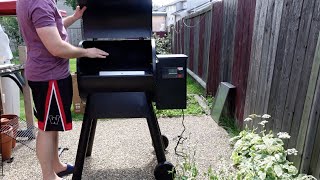 setting up the Traeger Grills Pro Series 575 Wood Pellet Grill and Smoker [upl. by Amaryllis]