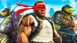 FRANKLIN Joins NINJA TURTLES In GTA 5 Mods [upl. by De]