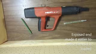 Hilti DX A41 Fully Automatic Powder Actuated Tool [upl. by Elegna]