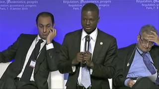 Thione Niang speaking at quotNouveau Monde Nouveau Capitalisme Forumquot in Paris  January 2010 [upl. by Nnaillek]