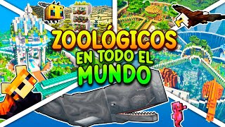 Construí ZOOLÓGICOS con LOS MEJORES ANIMALES del MUNDO en MINECRAFT 🌎🐋 PELÍCULA COMPLETA [upl. by Nowyt]