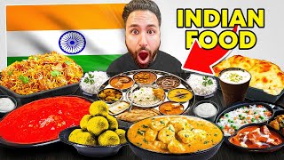 Trying INDIAN FOOD for the FIRST TIME [upl. by Claybourne762]