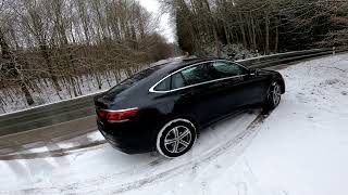 Winter Day in Germany Driving through a 2023 Mercedes Benz GLC Coupe [upl. by Ennadroj]