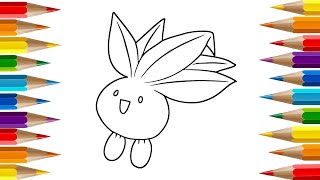 How to Draw and Color Oddish  Pokemon [upl. by Avril]