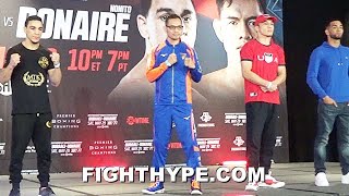 NORDINE OUBAALI VS NONITO DONAIRE FULL FINAL PRESS CONFERENCE amp FACE OFFS [upl. by Eiramadnil]