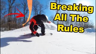 Snowboarding Under Ropes at Devils Head Ski Resort Season 6 Day 62 [upl. by Najed]