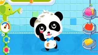 Baby Pandas Good Habits  Fun Cleaning Game Brush Teeth amp Bath Time  Gameplay Android Video [upl. by Ahsikal326]