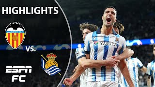 CLEAN SHEET 🚨 Real Sociedad vs Valencia  LALIGA Highlights  ESPN FC [upl. by Best]