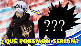 ¿QUÉ POKEMON SERÍAN LOS PERSONAJES DE ONE PIECE  LUFFY NO MI [upl. by Piggy]