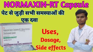 Normaxin RT Capsule । uses ।side effects। dose । benefits in hindi । पेट की सभी बीमारियों की दवा । [upl. by Marris]