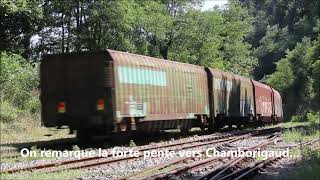 Sur la ligne des Cévennes entre Génolhac et Villefort 5 août 2024 [upl. by Elfrida]