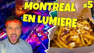 MONTREAL EN LUMIERE INCROYABLE  VLOG CANADA 5 [upl. by Rehptosirhc]