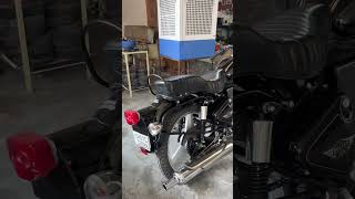 Black bullet 350 x convert standerd look bullet 🤩✅❤️🙏rbwshop shorts restoration bullet [upl. by Aluor]