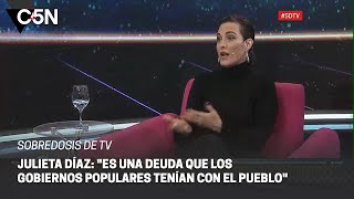 SOBREDOSIS DE TV  JULIETA DÍAZ celebró las MEDIDAS de SERGIO MASSA [upl. by Enailuj226]