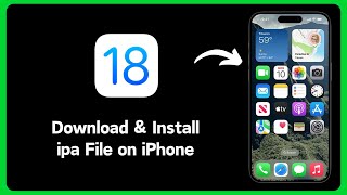 How to Install iPa File on iPhone iOS 18 [upl. by Garrard388]