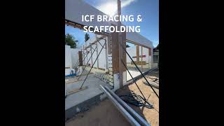 ICF Bracing icf construction building buildingconstruction buildingmaterials logix insulated [upl. by Galatea]