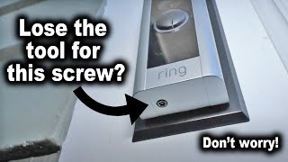 How to Remove a Ring Doorbell  No Special Tools Needed  Install Doorbell Button [upl. by Schapira446]