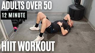 High Intensity Interval Training HIIT At Home For Adults Over 50 [upl. by Anauj495]