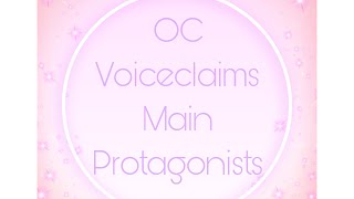 Main Protagonist Voice Claims [upl. by Rizika839]