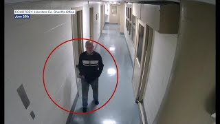 RAW VIDEO 2 inmates escape Hamilton County jail [upl. by Damiano]