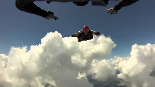 Skydiving in the Clouds Just Another Day at the Office [upl. by Alleda]