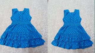 frill baby frock cutting and stitching [upl. by Oimetra868]