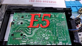 PEL Dc inverter ac E5 error code inverter ac pcb Repairing course in Pakistan Ustad Babar [upl. by Willman33]