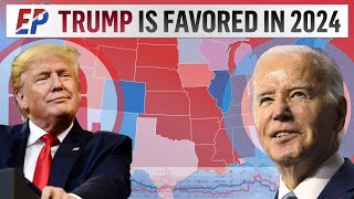 Trump LEADS Biden in My First 2024 Electoral College Map Prediction [upl. by Enneite]