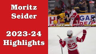 Moritz Seider 202324 Season Highlights [upl. by Norahs795]