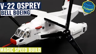 First Flight Edition V22 Osprey Bell Boeing  COBI 5835 Speed Build Review [upl. by Eeryt23]