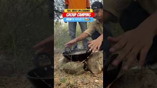 Group Camping 🏕️ delhi food viralshort funny ytshorts camping campinglife [upl. by Ihcelek115]